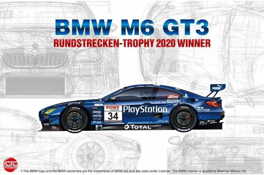 Nunu Beemax BMW M6 GT3 Rundstrecken Trophy 2020, surenkamas 1/24 modelis