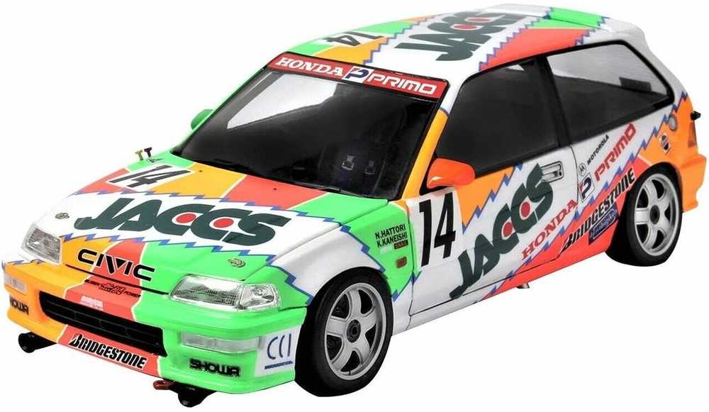 Nunu Beemax Honda Civic EF9 JACCS 1992 Group A 1/24 plastikinis surinkimo rinkinys