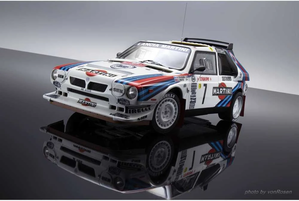 Nunu Beemax Lancia Delta S4 Monte Carlo 1986 1/24 plastikinis surenkamas modelis