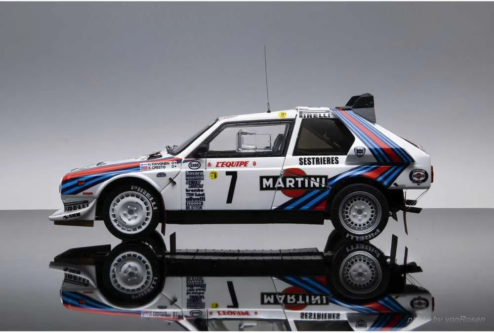 Nunu Beemax Lancia Delta S4 Monte Carlo 1986 1/24 plastikinis surenkamas modelis