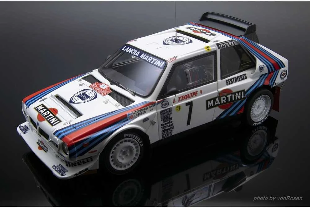 Nunu Beemax Lancia Delta S4 Monte Carlo 1986 1/24 plastikinis surenkamas modelis