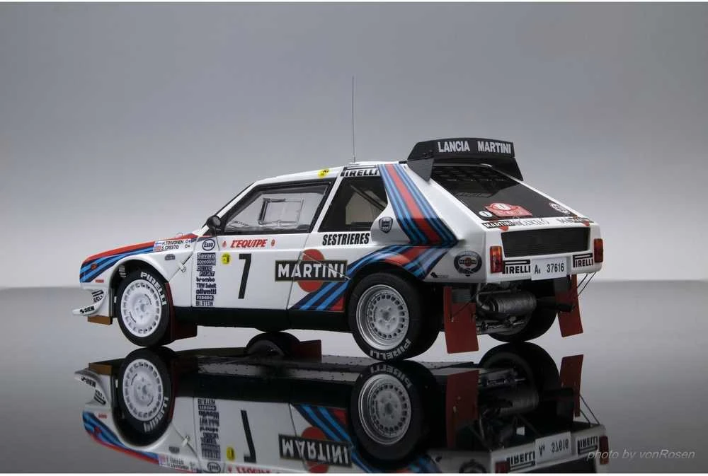 Nunu Beemax Lancia Delta S4 Monte Carlo 1986 1/24 plastikinis surenkamas modelis