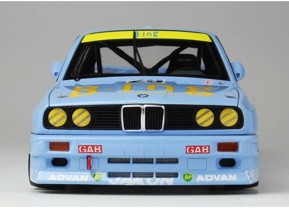 Nunu Beemax NuNu BMW M3 E30 Gr.A 1990 Inter TEC nugalėtojas Fuji, 1/24 plastikinis rinkinys
