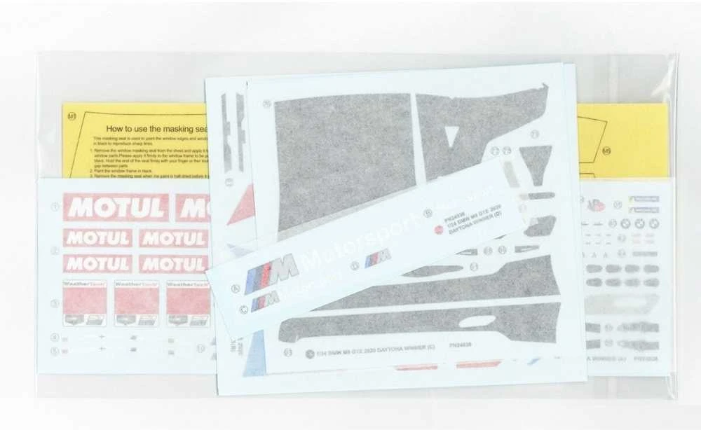 Nunu Beemax NuNu BMW M8 GTE Daytona 2020 1/24 plastikinis surinkimo rinkinys