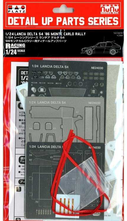 Nunu Beemax NuNu Lancia Delta S4 ’86 Monte Carlo 1/24 detalizavimo rinkinys E24030
