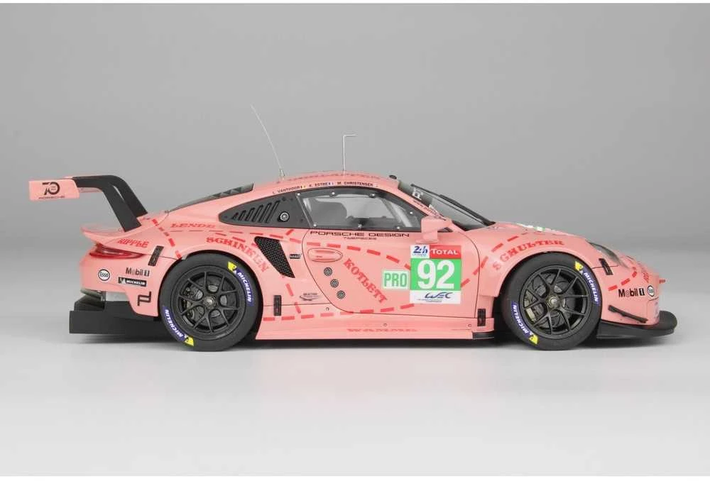Nunu Beemax NuNu Porsche 911 RSR „Rožinė Pig“ 2018 Le Mans GTE nugalėtojas, 1/24 rinkinys