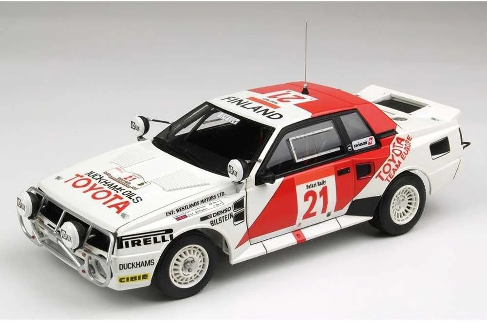 Nunu Beemax NuNu Toyota Celica TA64 ’85 Safari Rally nugalėtoja 1/24 plastiko rinkinys
