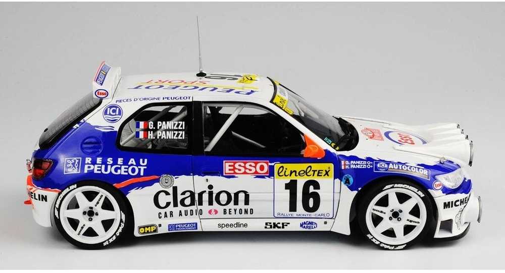 Nunu Beemax Peugeot 306 Maxi EVO2 Monte Carlo 1998 sportinis modelis 1/24 Beemax