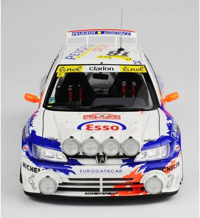 Nunu Beemax Peugeot 306 Maxi EVO2 Monte Carlo 1998 sportinis modelis 1/24 Beemax