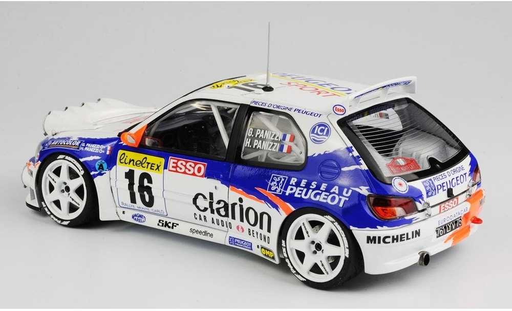 Nunu Beemax Peugeot 306 Maxi EVO2 Monte Carlo 1998 sportinis modelis 1/24 Beemax
