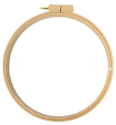 Nurge buko medienos siuvinėjimo lankelis 50 cm – premium kokybė