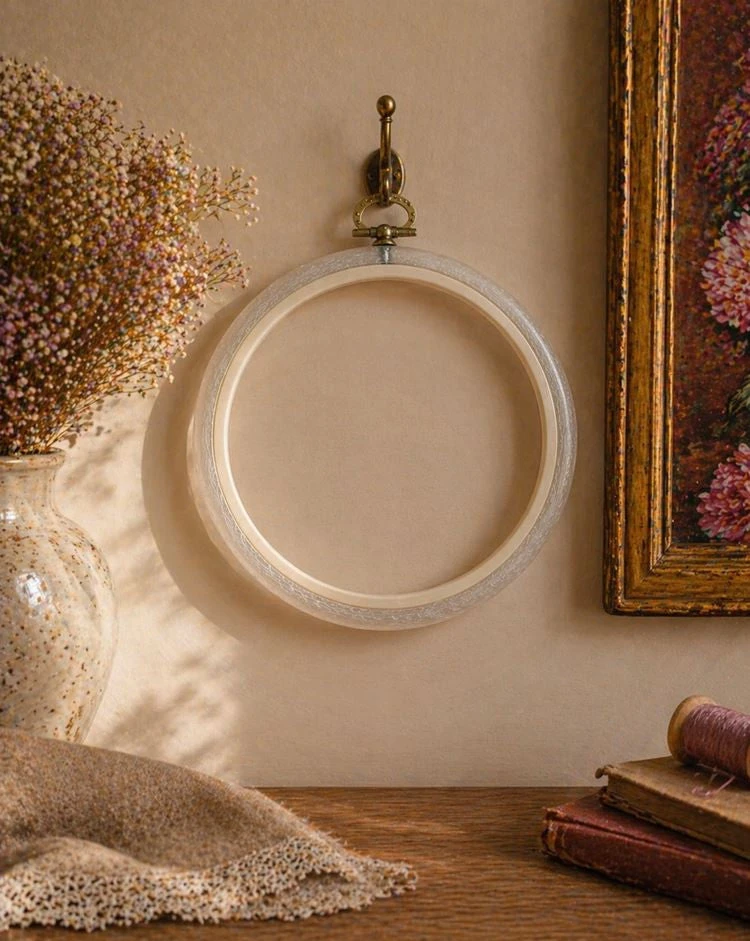 Nurge Permatomas apvalus siuvinėjimo lankelis 20,5 cm Flexi Hoop