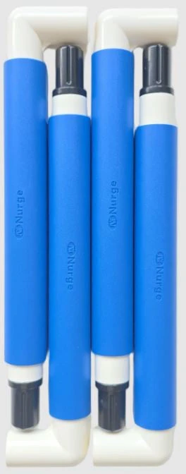 Nurge Plastikinis siuvinėjimo rėmelis su spaustukais 21x21 cm, rožinis