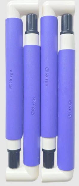 Nurge Plastikinis spaustukinis siuvinėjimo rėmelis 21x21 cm, alyvinis