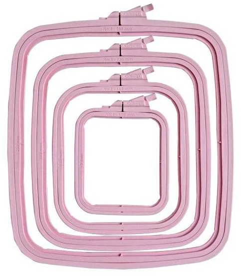 Nurge Pazarlama Nurge kvadratinis (stačiakampis) plastikinis lankelis 25x28 cm (rožinis) 170-14PI