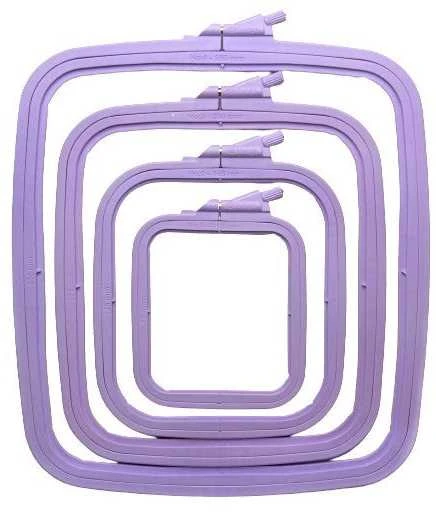 Nurge Pazarlama Nurge Kvadratiniai (stačiakampiai) plastikiniai lankai 9,5*11 cm (alyvinė) 170-11LI
