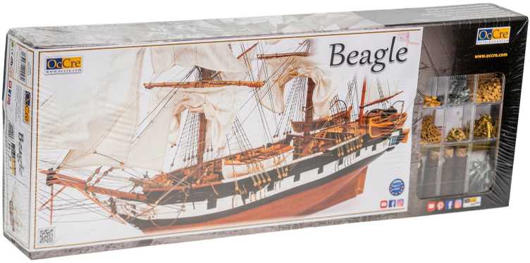 Occre Burlaivio „HMS BEAGLE" modeliavimo rinkinys