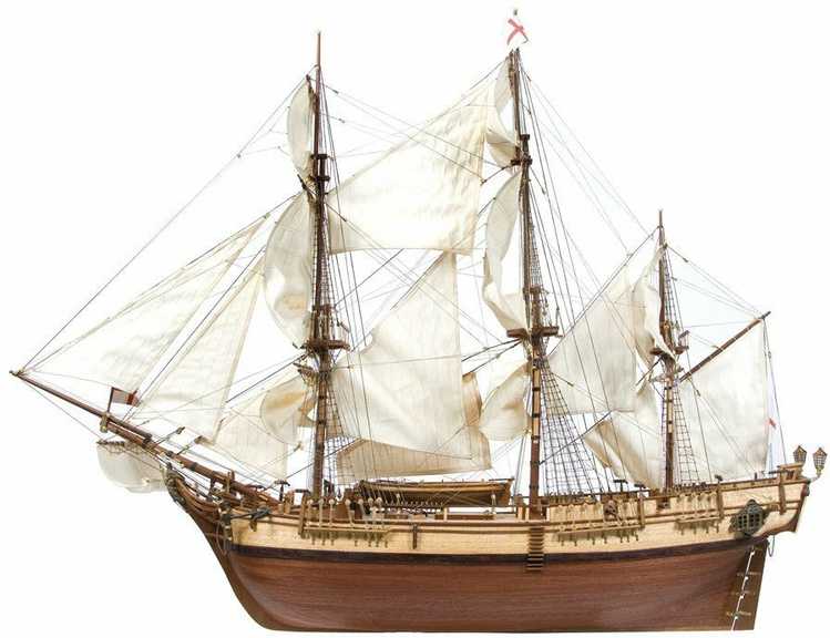 Occre Fregatos „Dosnumas" pjūvis
