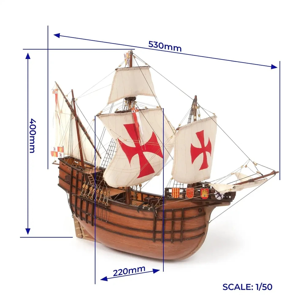 Occre Laivo modeliavimo rinkinys "Santa Maria"