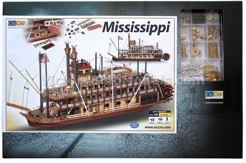 Occre Modeliavimo rinkinys „Misisipė" Mastelis: 1:80 |14003