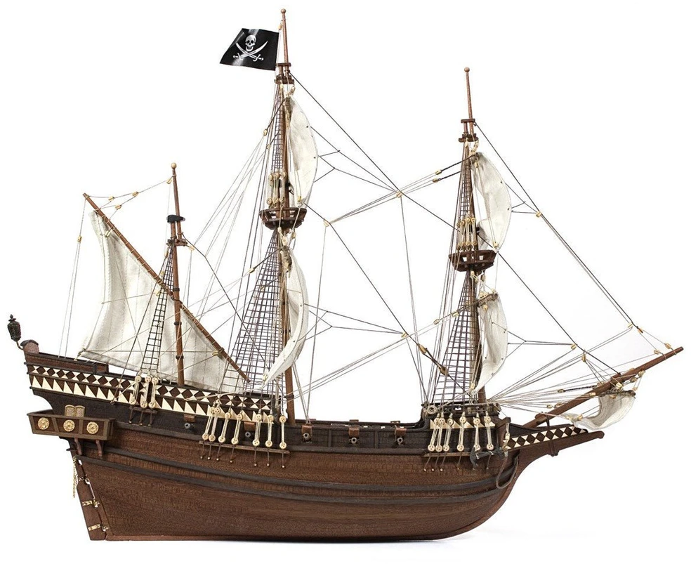 Occre Piratų laivas su pilnu dažų rinkiniu „PIRATAS"