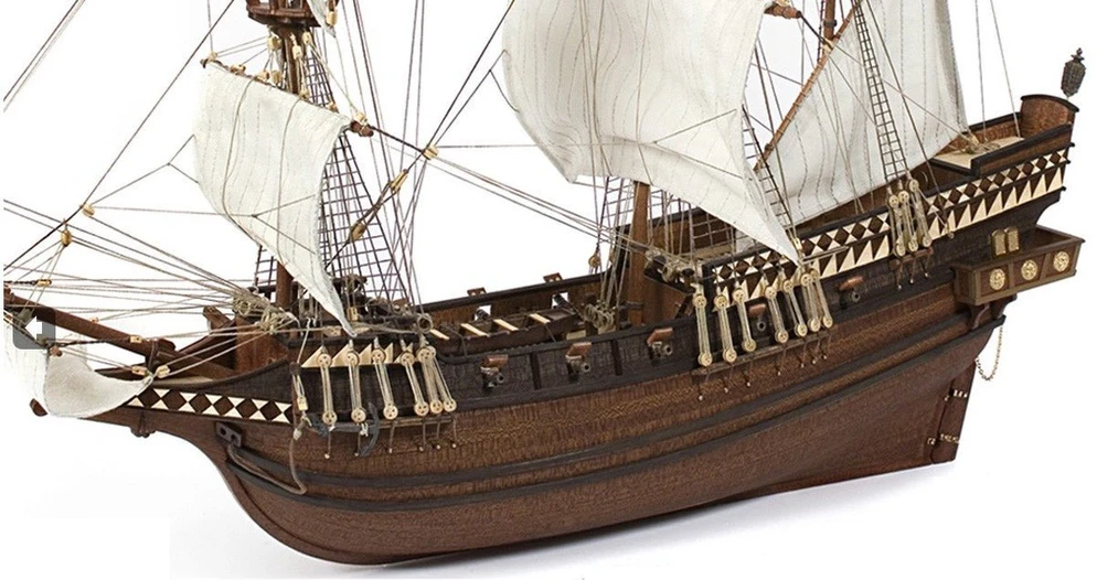 Occre Piratų laivas su pilnu dažų rinkiniu „PIRATAS"
