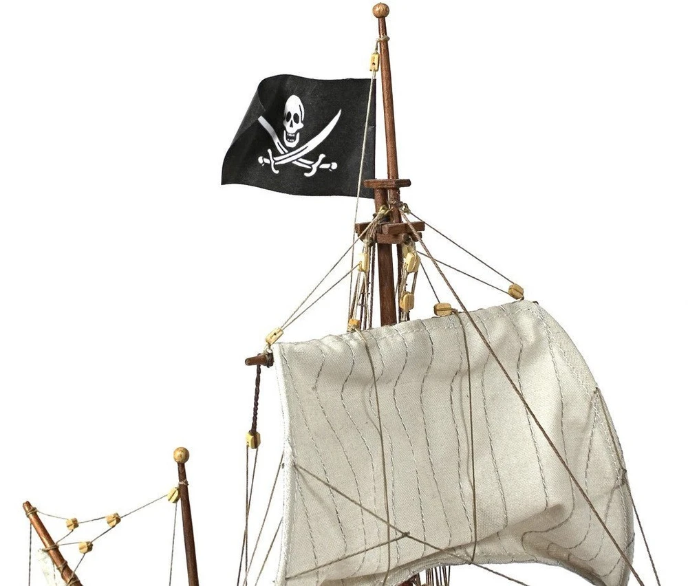 Occre Piratų laivas su pilnu dažų rinkiniu „PIRATAS"