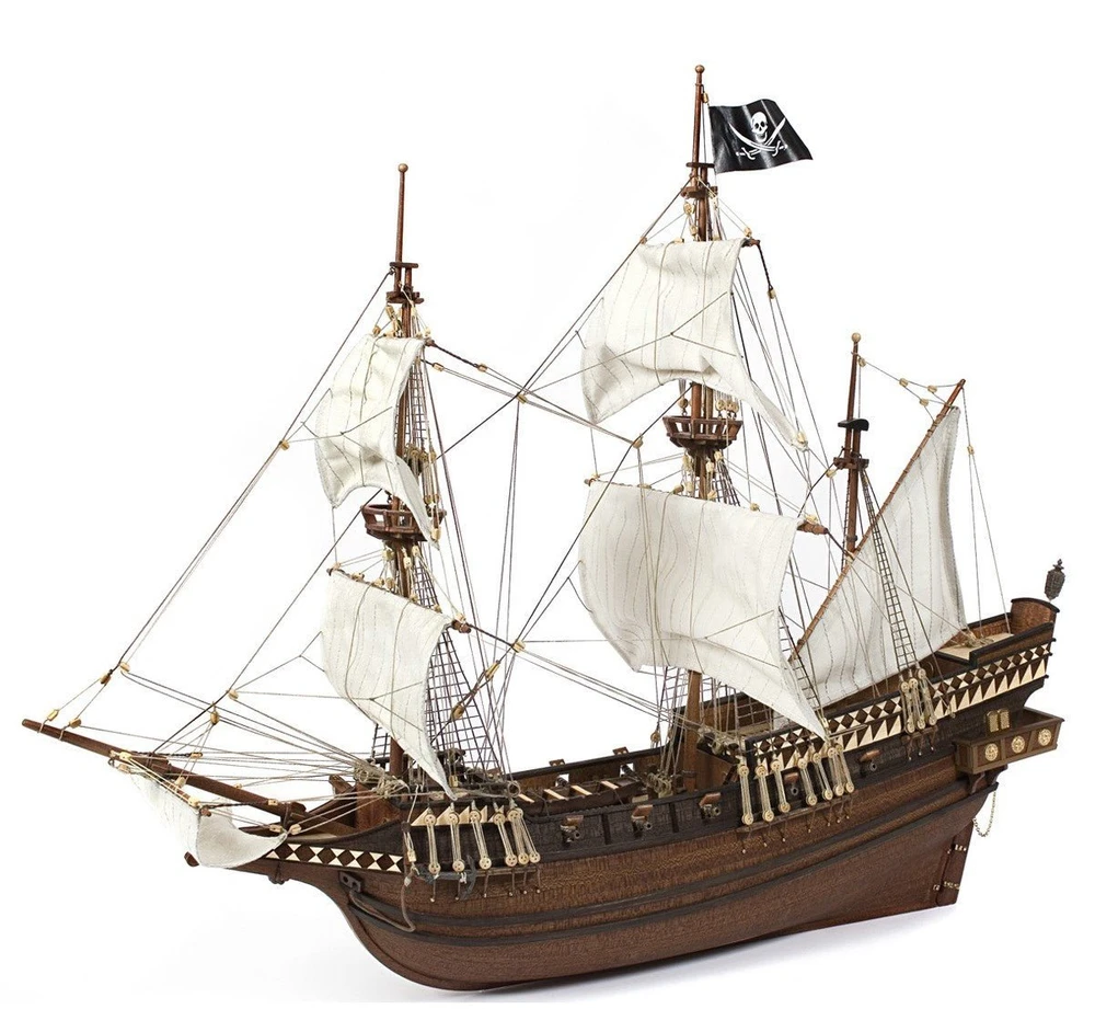 Occre Piratų laivas su pilnu dažų rinkiniu „PIRATAS"
