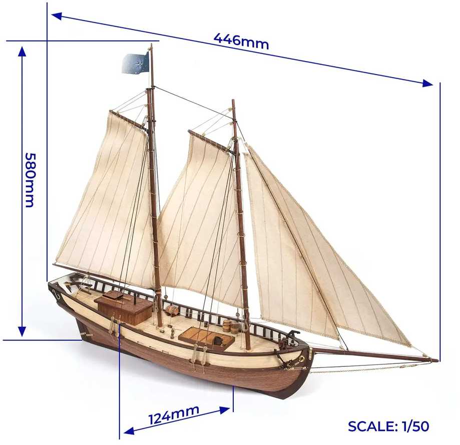 Occre "Polaris" Pradedantiesiems: Stovas + Įrankiai + Kilimėlis + Klijai