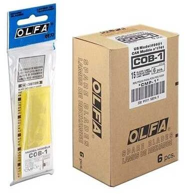 OLFA COB-1 peiliukai CMP-1/CMP-1/DX apskritimų pjaustytuvui, 15 vnt