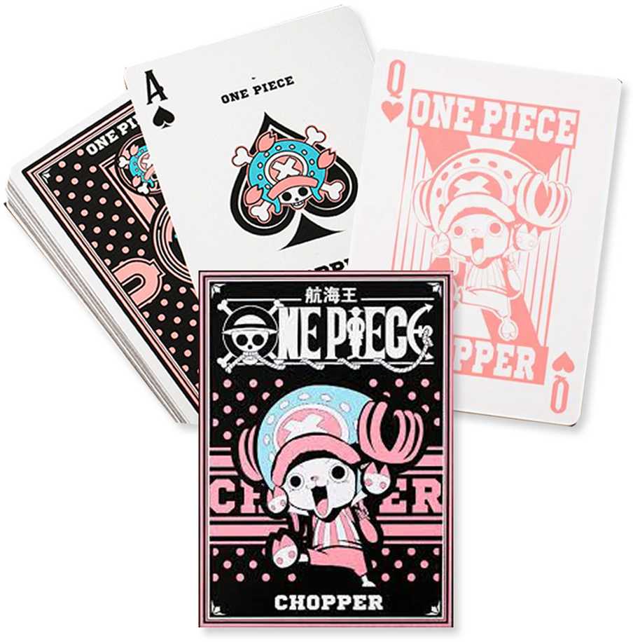 One Piece Chopper žaidimo kortos – licencijuota kolekcinė pokerio kaladė