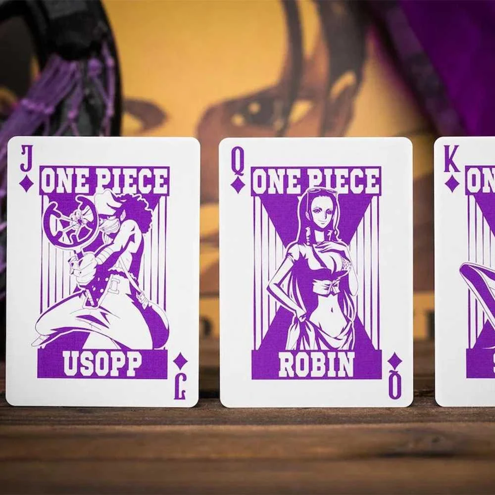 Kolekcinė Kortelė - One Piece Nico Robin 52 Pokerio Kortelės + 2 Džokeriai