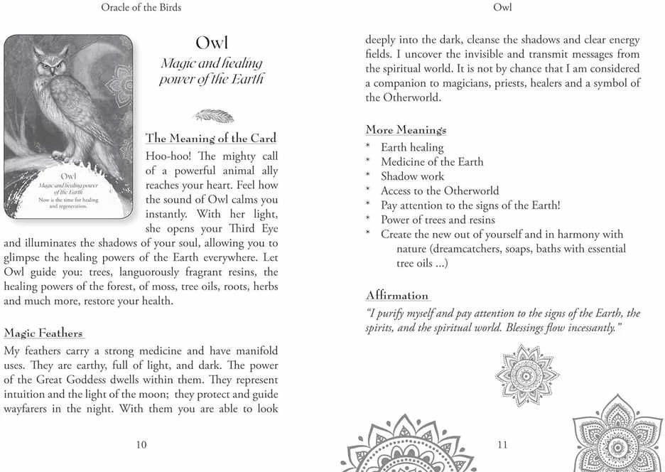 Findhorn Press Oracle Of The Birds Kortos