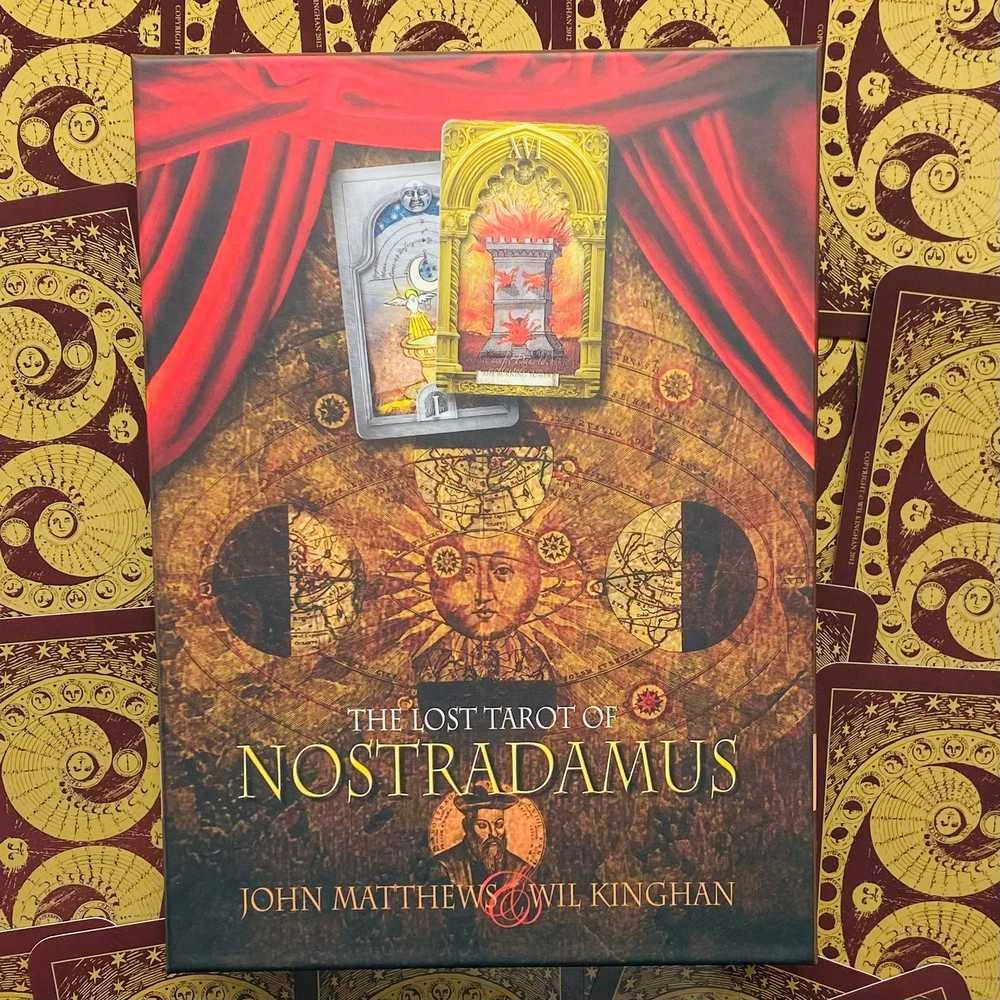 Orange Hippo Oranžinis Hippo Oranžinis Hippo The Lost Tarot Of Nostradamus Kortos