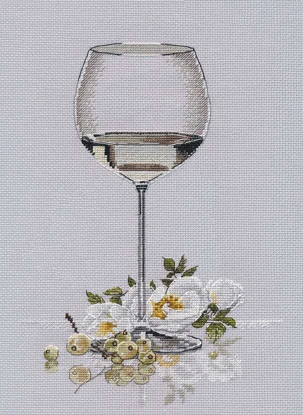 Oven Beldizart Kryželiu siuvinėjimo rinkinys „Baltoji naktis“ 17x25 cm S1656