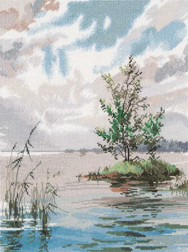 Oven Beldizart Kryželiu siuvinėjimo rinkinys "Atspindys" 24×35 cm S1649
