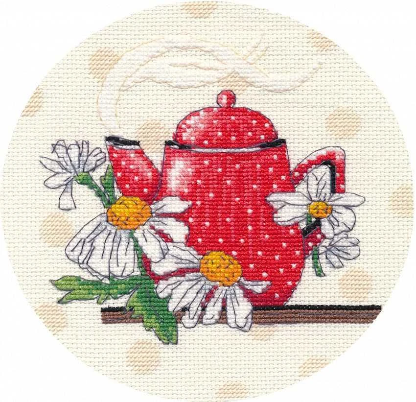 Oven Beldizart Kryželio siuvinėjimo rinkinys "Tea miniature-3" S1588