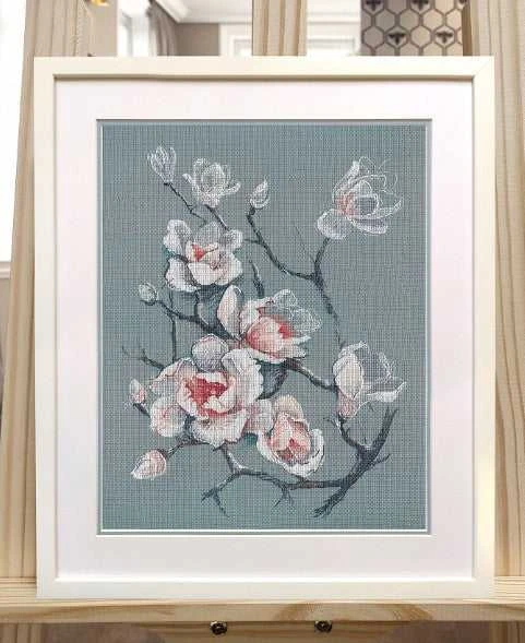 Oven Beldizart Siuvinėjimo kryželiu rinkinys "Švelni magnolija" S1560
