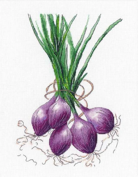 Kryželiu siuvinėjimo rinkinys Oven Onion – pradedantiesiems