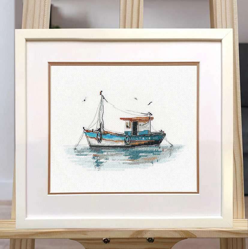 Oven Beldizart Kryželiu siuvinėjimo rinkinys "Boat-2" S1621