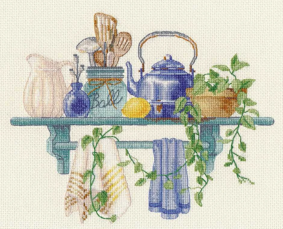 Oven Beldizart Kryželiu siuvinėjimo rinkinys "Virtuvės kompozicija - 2" S1638