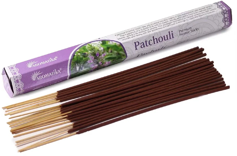 Aromaterapija - Aromatika Patchouli Smilkalai, 30 Minučių Degimo Laikas