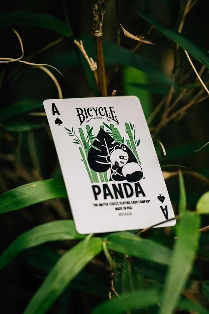Bicycle Panda žaidimo kortos – pokerio dydis, Air-Cushion, kolekcionieriams
