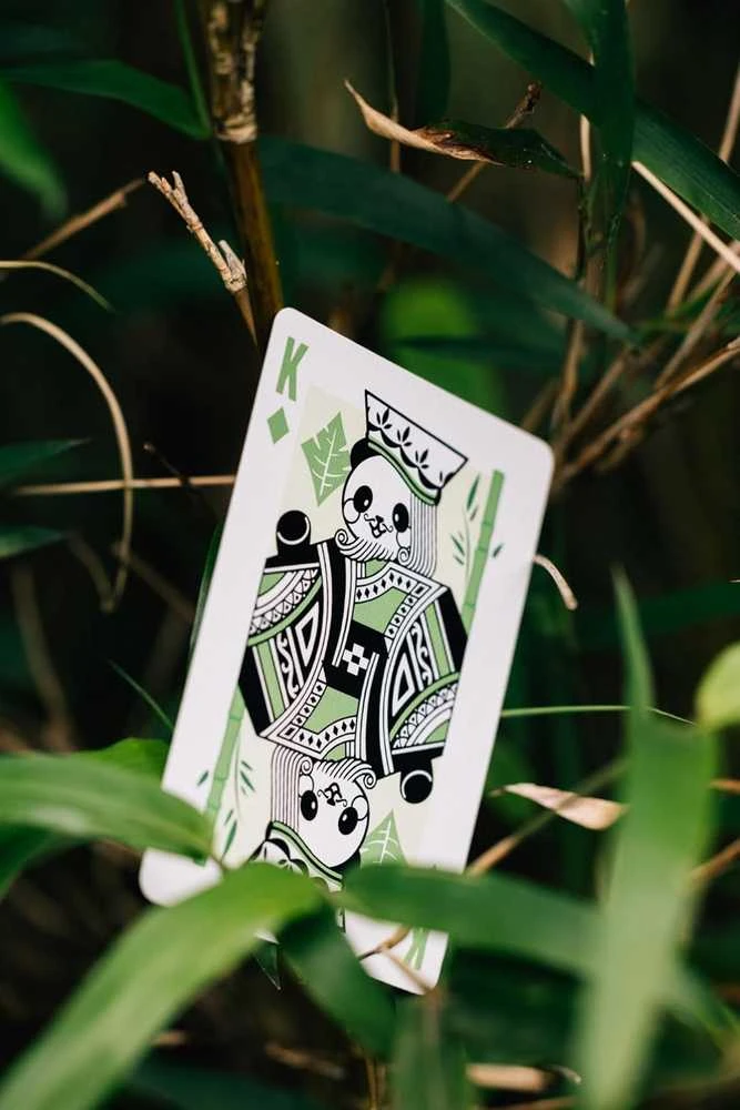 Bicycle Panda žaidimo kortos – pokerio dydis, Air-Cushion, kolekcionieriams