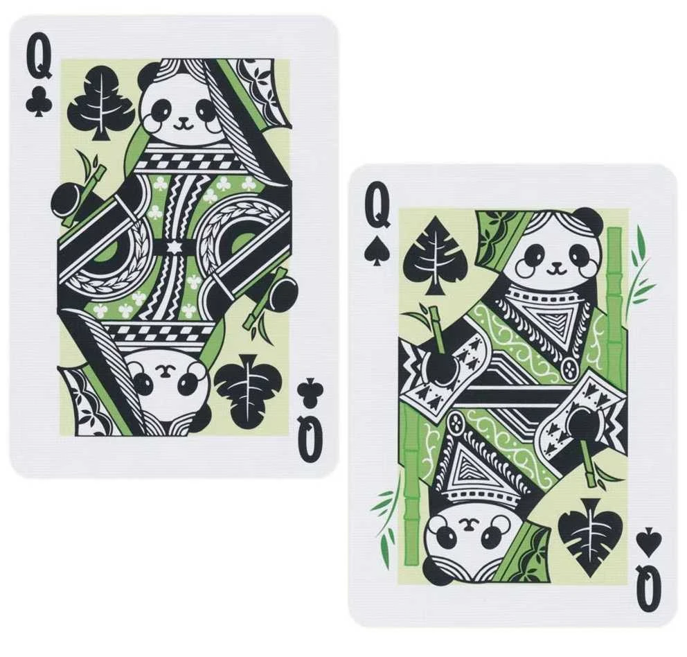 Bicycle Panda žaidimo kortos – pokerio dydis, Air-Cushion, kolekcionieriams