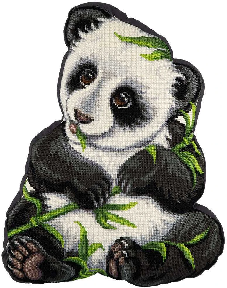 Panna Klart Mielas kryželiu siuvinėjimo rinkinys pagalvei „Mano Panda“