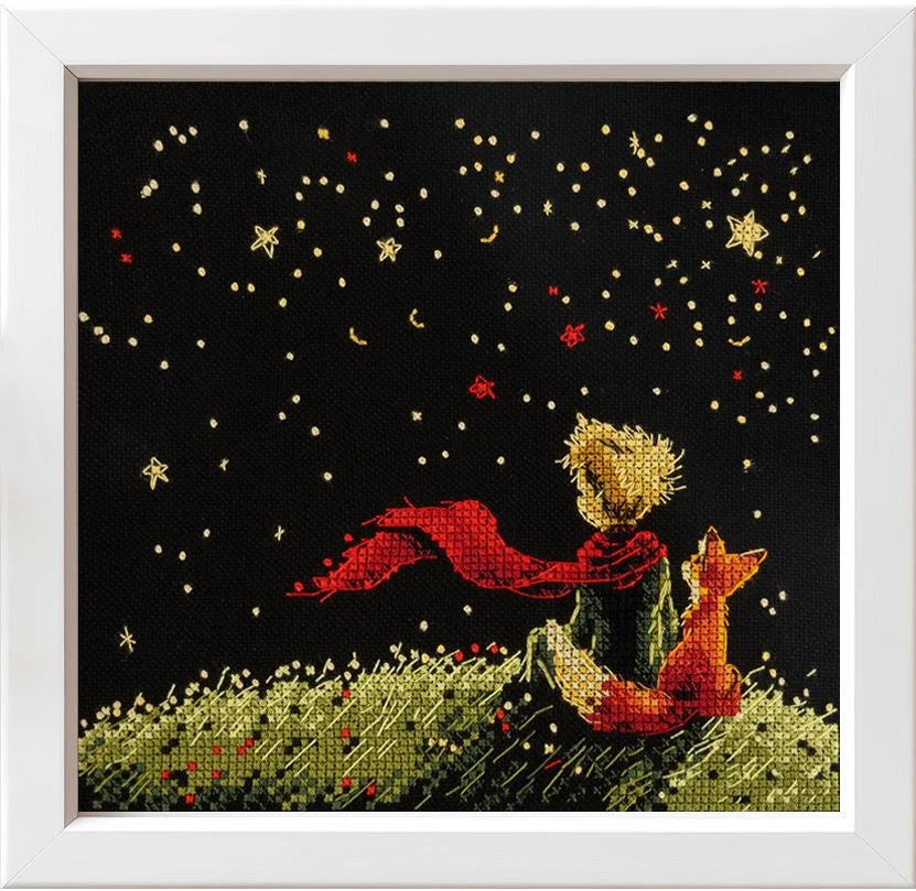 Panna Klart Siuvinėjimo kryželiu rinkinys „Žvaigždžių sapnai“ 17,5 x 17,5 cm