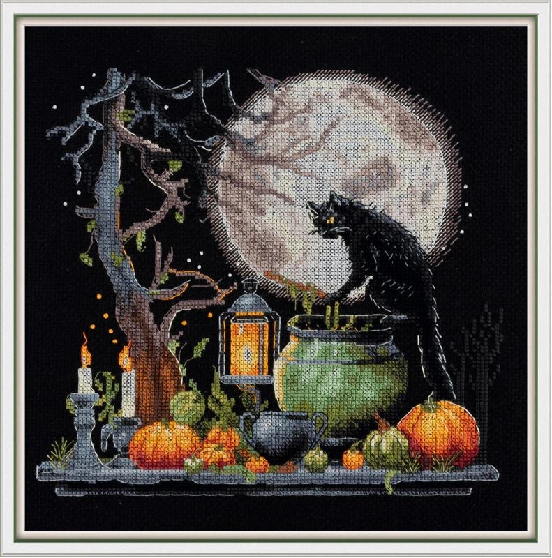 Panna Klart Siuvinėjimo kryželiu rinkinys „Meilės eliksyras“, 20x20 cm, šviečia tamsoje