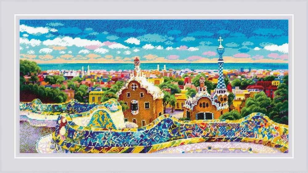 Riolis Kryželiu siuvinėjimo rinkinys "Park Güell" 60x30 SR2199