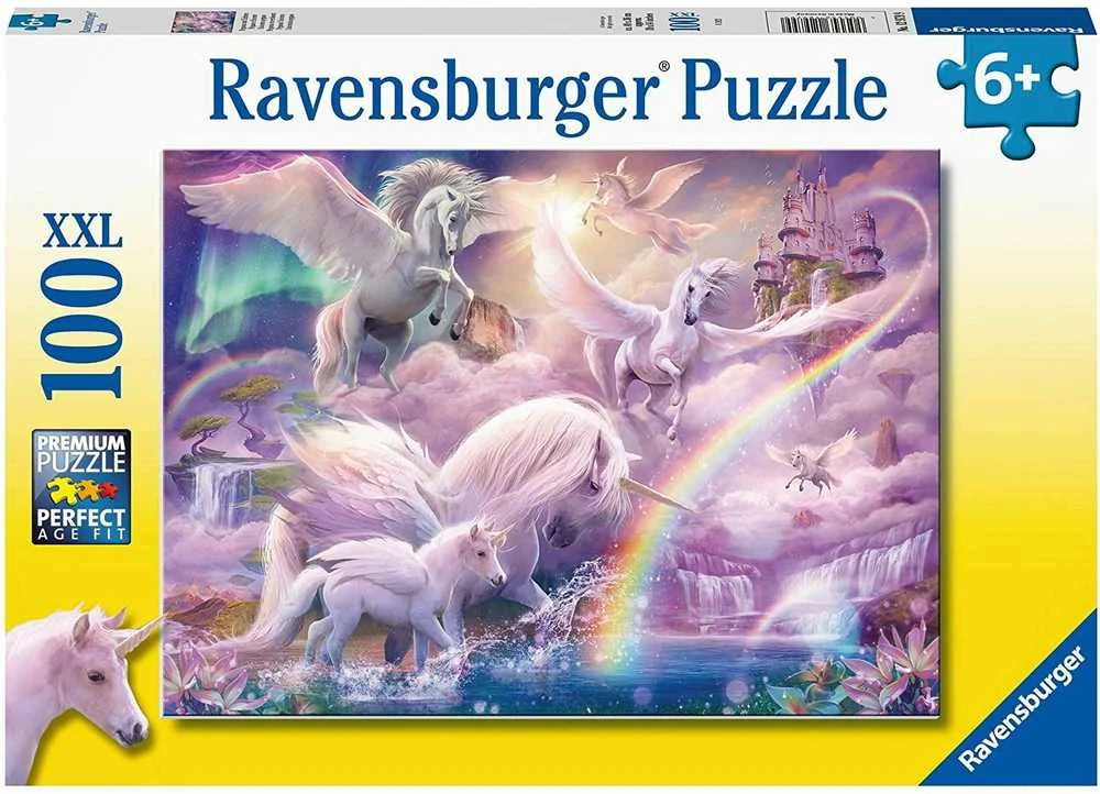 Ravensburger Dėlionė 100 vnt. - Pegaso vienaragiai